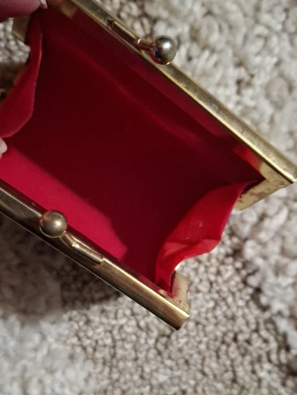 Free With Purchase Gold Sequin Kiss-Lock Evening Clutch